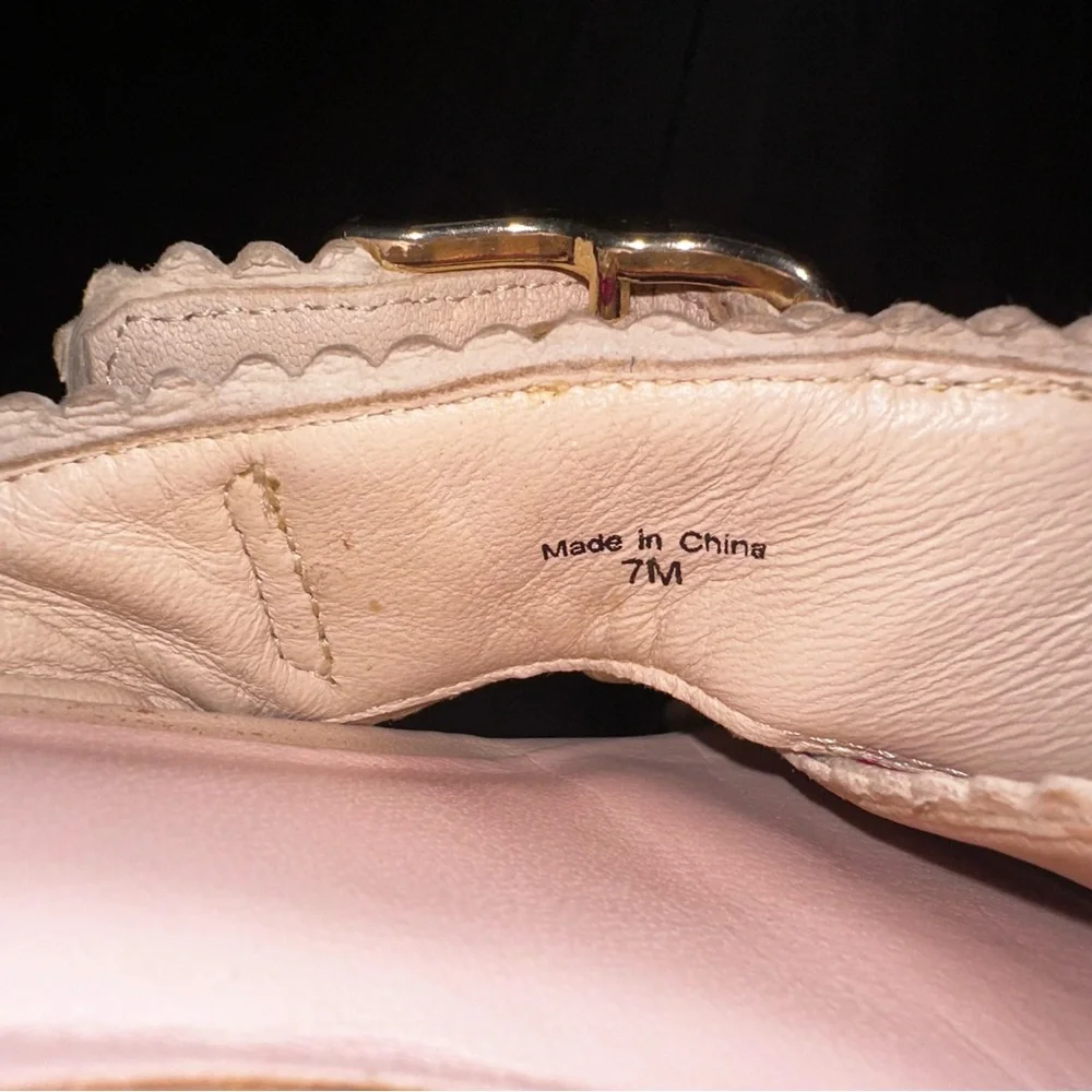 Kate Spade Faris Floral Embroidered Slide Sandal Cross Over Strap Buckle Size 7